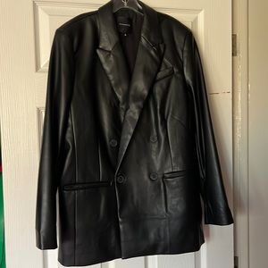 Oversized double breasted jacket